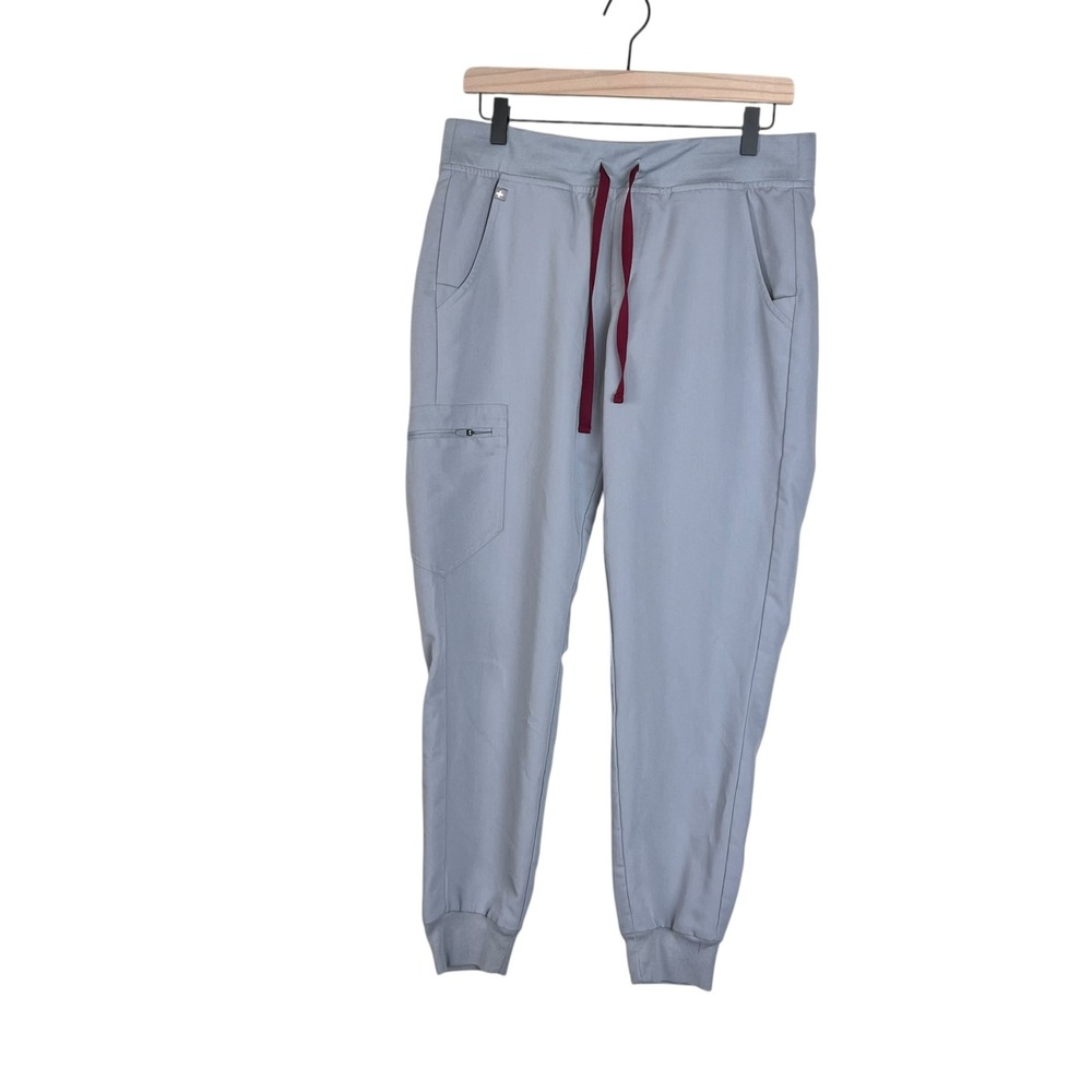 FIGS Zamora Jogger Scrub Pants Womens Medium Gray Technical Collection W18SW2005